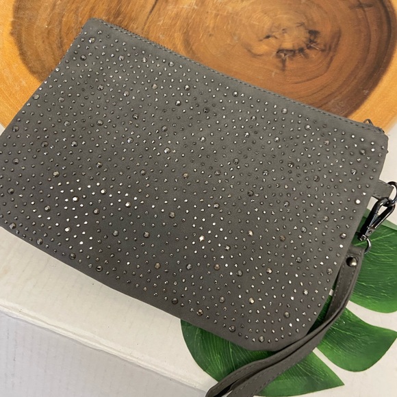 Merona Blinged Studded Clutch Wristlet - Picture 3 of 8